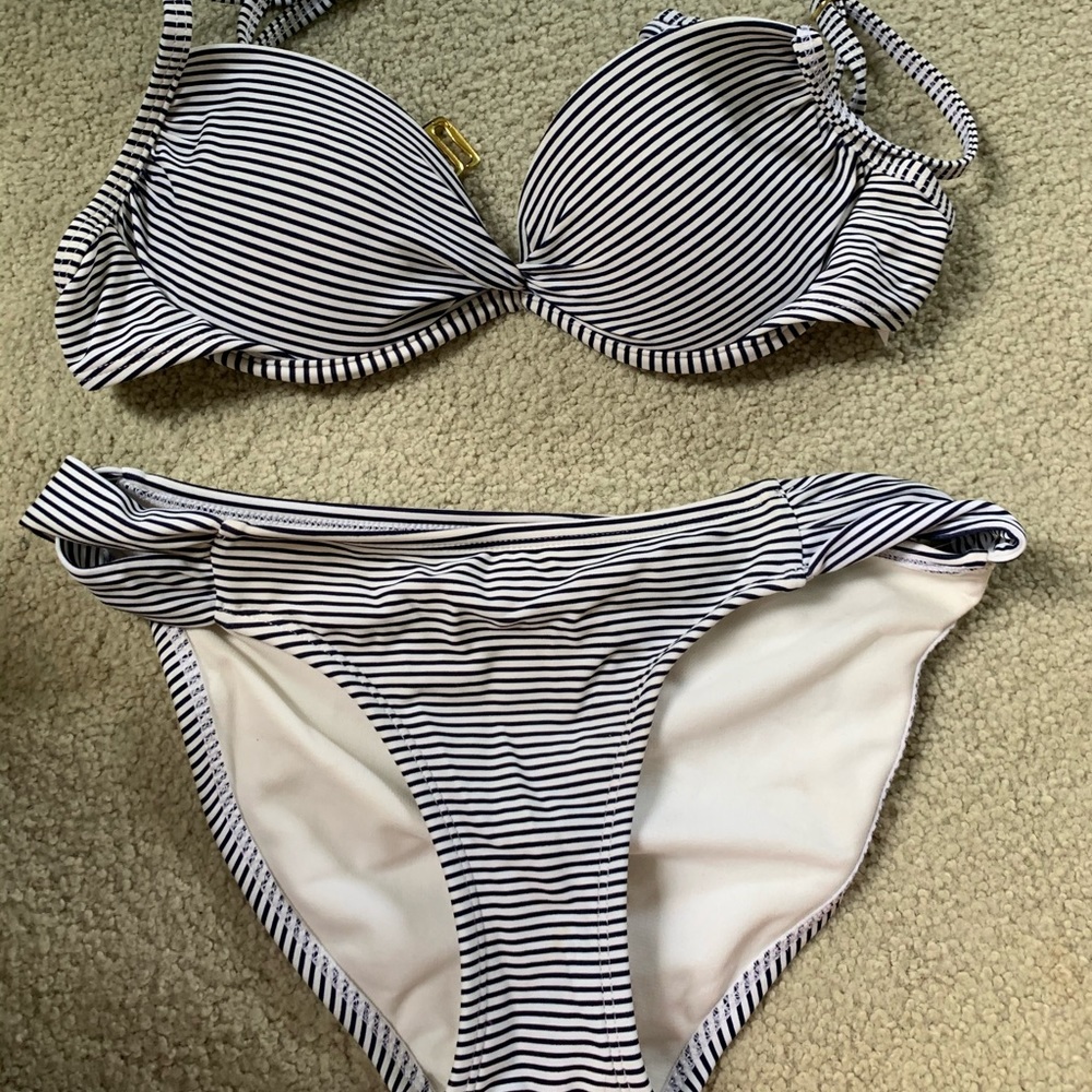 Striped bikini